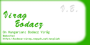 virag bodacz business card